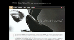 Desktop Screenshot of modaitalianetwork.com